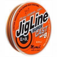 0,16 мм - 13 кг - 100 м - оранжевый - JigLine Super Cast