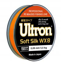 0,12 мм - 10 кг - 100 м - оранжевый - Ultron WX8 Soft Silk